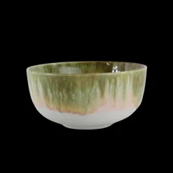 6 stk. Asta Skåle i Rosa m. Løbeglasur