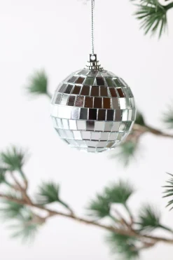 6 stk. Diskokugler til Ophæng i Sølv (6cm)