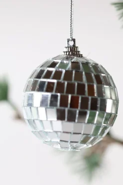 6 stk. Diskokugler til Ophæng i Sølv (6cm)