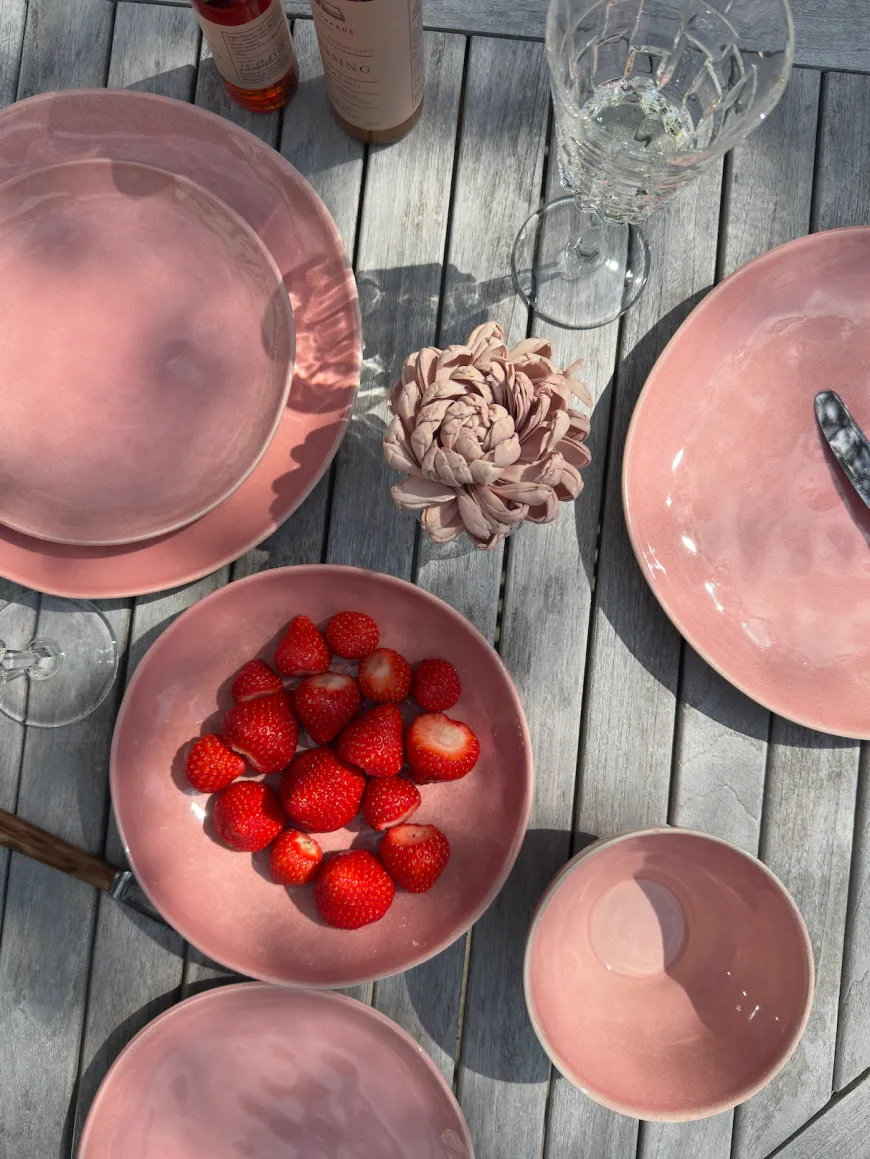 6 stk. Frokosttallerken MONICA Lyserød (20,5cm)