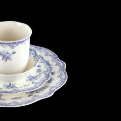 6 stk. Frokosttallerkener DINNA i Blå (Ø19,3x1,7 cm)