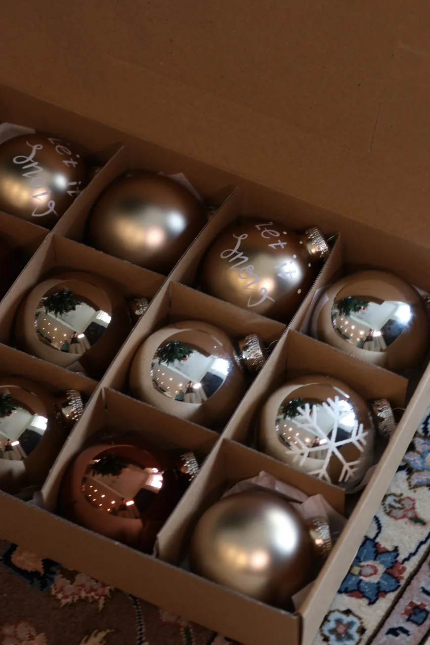 24 stk. Julekugler (Ø7cm)