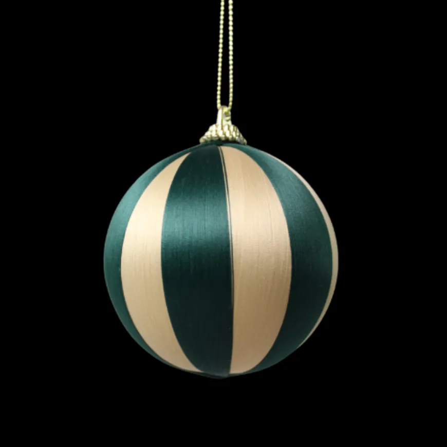 6 stk. Julekugler ERLY i Grøn (Ø8cm)