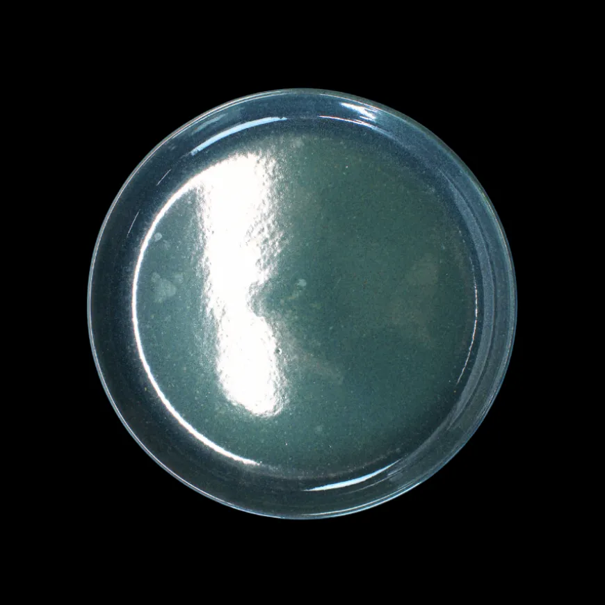 6 stk. Keramik Frokosttallerken ALEC i Mørkegrøn (Ø21x7cm)