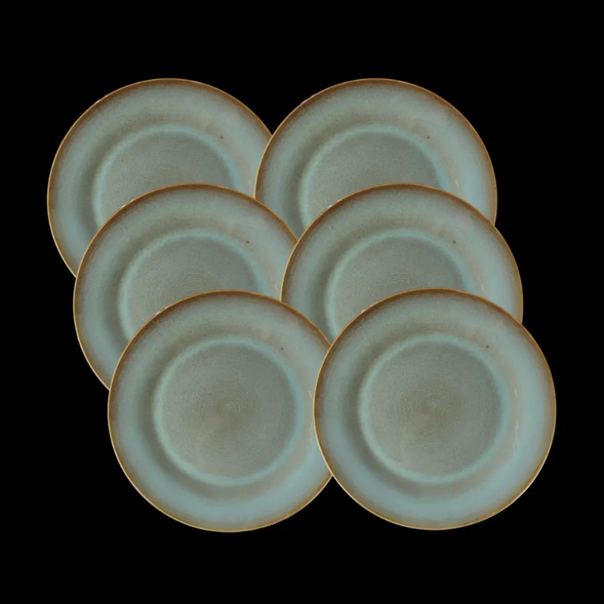 6 stk. Middagstallerken FRANK (26,5cm) Grøn