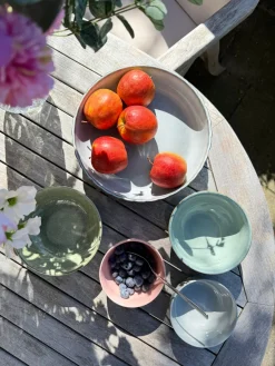 ALLI Rund Fad (25x6cm) Blå