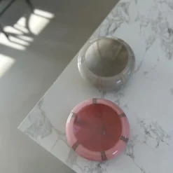 ANKE Skål (17,9x7,3cm) Lysegrå m Stribe