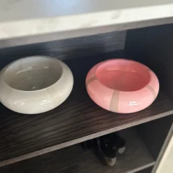 ANKE Skål (17,9x7,3cm) Lysegrå m Stribe