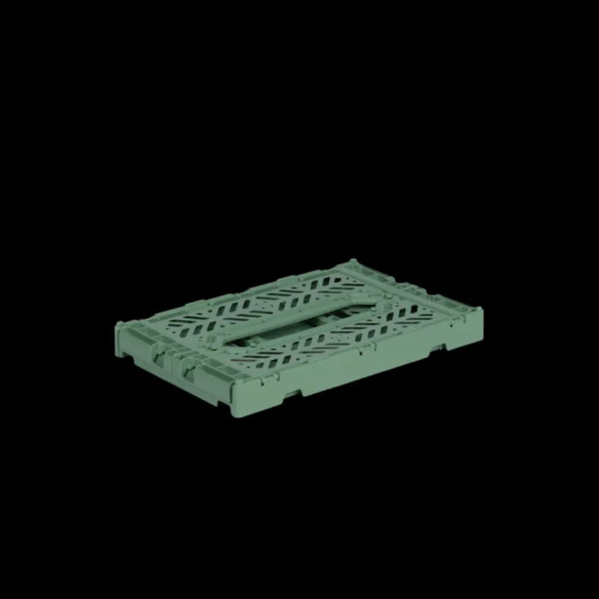 Aykasa foldekasse, Almond Green - Mini L: 27 x W: 17 x H: 11 cm