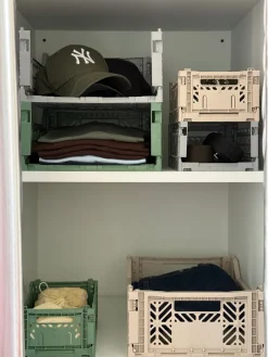 Aykasa foldekasse, Almond Green - Mini L: 27 x W: 17 x H: 11 cm