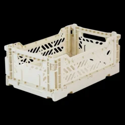 Aykasa foldekasse, coconut milk- Mini L: 27 x W: 17 x H: 11 cm