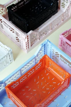 Aykasa foldekasse, milk tea - Mini L: 27 x W: 17 x H: 11 cm