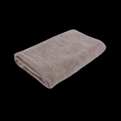 Badehåndklæde m Stribe CAMRON (70x140cm) Grøn/Beige