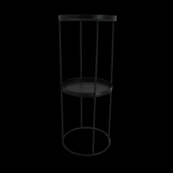 BAXTER Sidebord (24x24x60 cm). Matt Sort