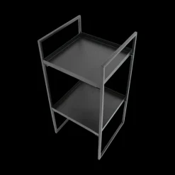 BAZTIAN Sidebord (27x25,5x55 cm). Mat Sort