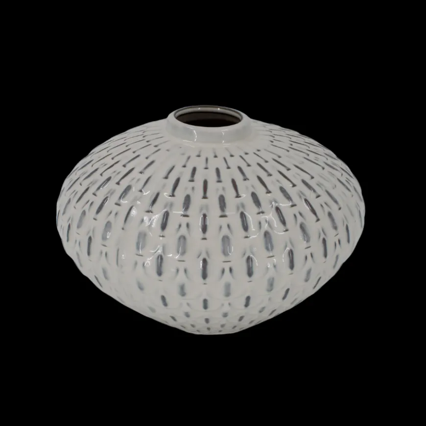 BENIN Vase (31x31x20,7cm) Beige Møntstre