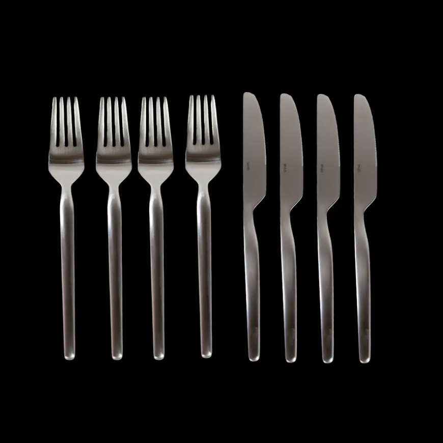 Bestiksæt Dorotea Night 8 dele Mat Stål