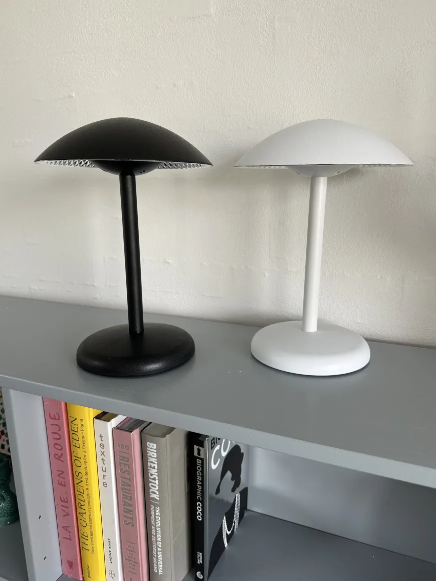 Bordlampe i Sort CALVIN (19,5x28,5cm)