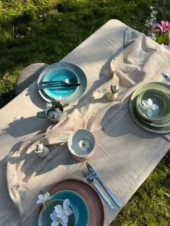 Bordløber m Blomst ETLA (30x180cm)