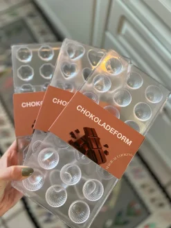 Chokoladeform (27x15x2,5cm) Hjerteform