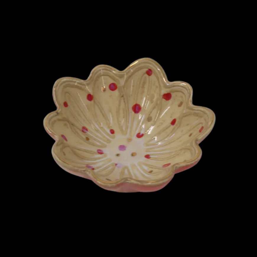 DAC Lille Skål (8,5x8,5x3,4cm) Sand/Pink