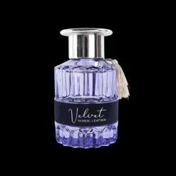 Duftdiffuser i velour æske,100ml. mørkeblå