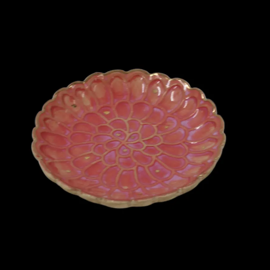 EDA Lille Skål (10x10x1,7cm) Pink/Brun