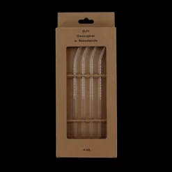 ElFI Glassugerør med Rensebørste (4stk) Klar