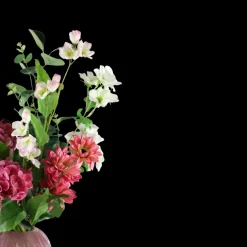 Evighedsbuket Lyserød Hortensia m. Flerfarvede Blomster