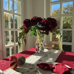 Evighedsbuket Rød Hortensia