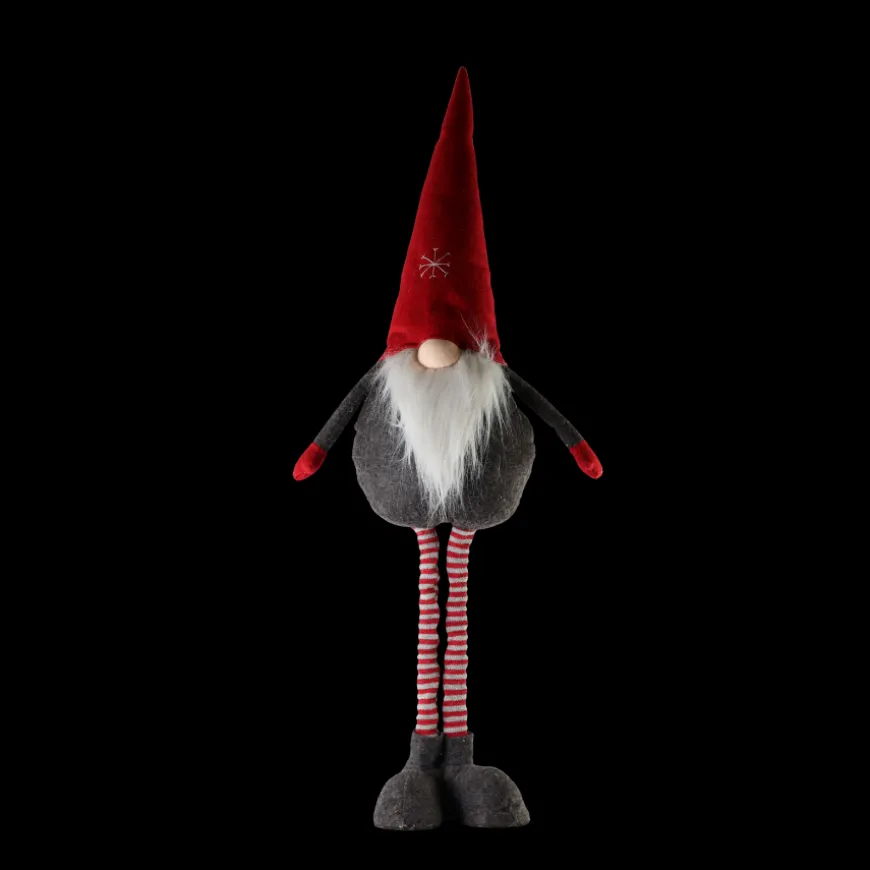 Filt Nisse m. Teleskop Ben Rød/Grå