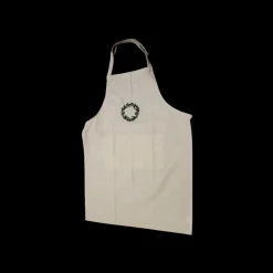 Forklæde m Krans Broderi (71x125cm)