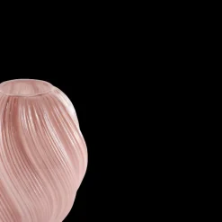 Glas Vase ANJA (H 21cm) Lyserød