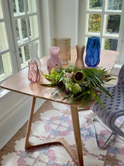 Glas Vase ANJELA (19x7x25cm) Macchaito