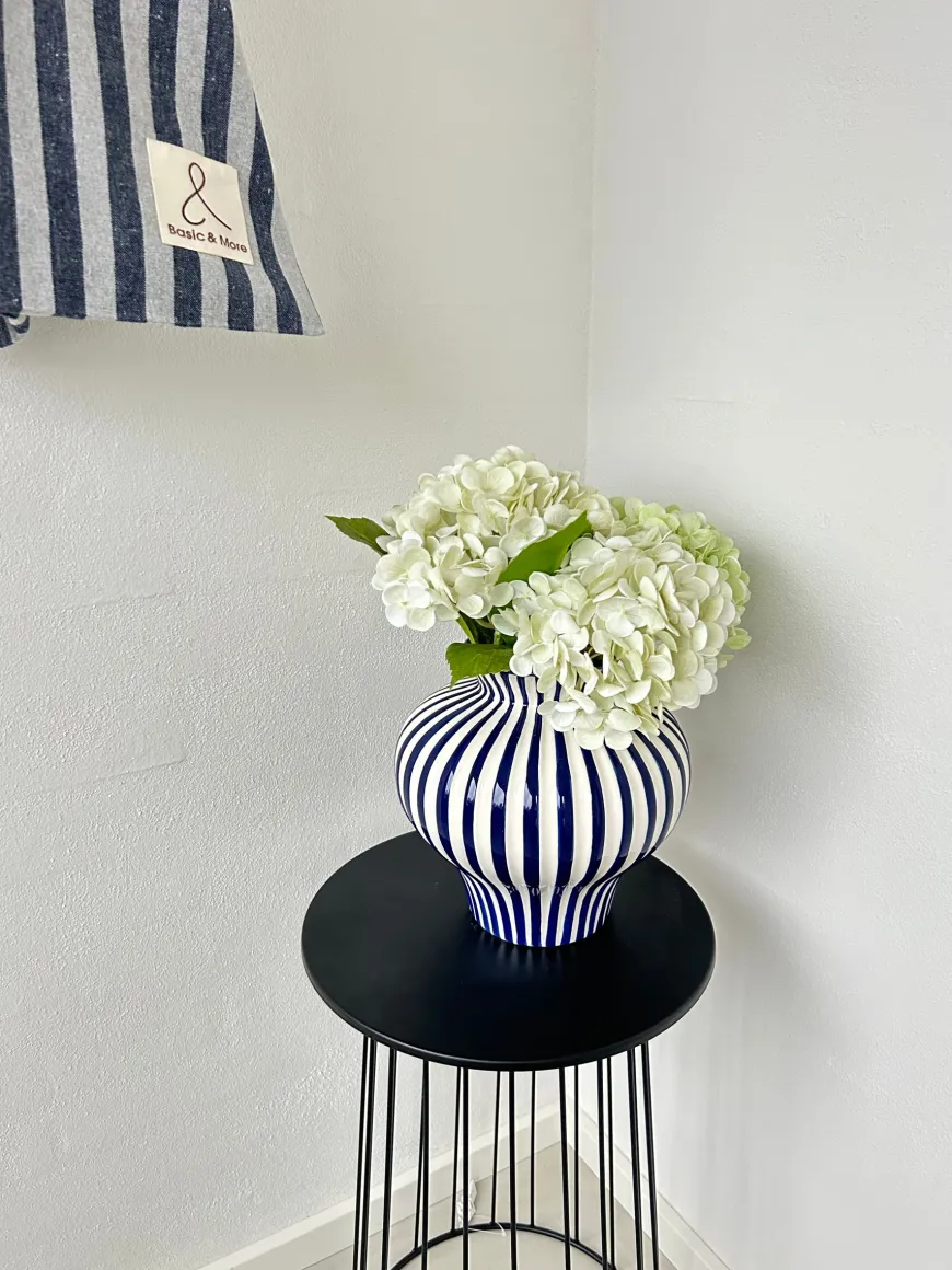 Hortensia Blomst (H55cm) Hvid