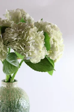Hortensia Blomst (H55cm) Hvid