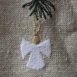 Julebordløber m Broderi (40x140cm)