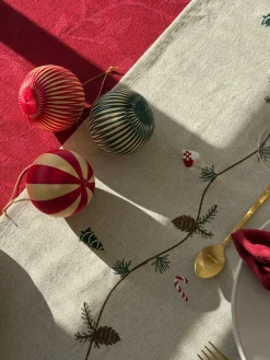 Julebordløber m Broderi (30x180cm)