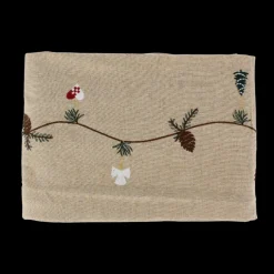 Juledug m Broderi (140x320cm)