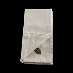 Julemundserviet m Grankogle Broderi (40x40cm)