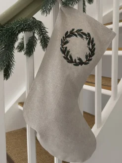 Julesok m Krans (30x48cm)