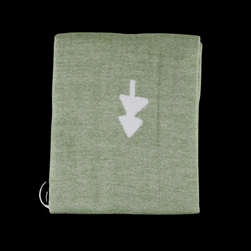 Juletæppe m Juletræ Grøn/Hvid (130x170cm)