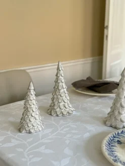 Juletræ i Porcelæn METIL Hvid (Ø9x16cm cm)