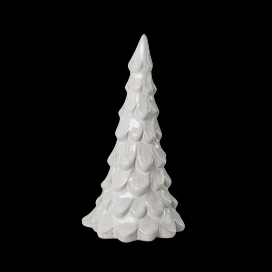 Juletræ i Porcelæn METIL Hvid (Ø11x20cm cm)