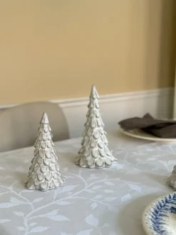 Juletræ i Porcelæn METIL Hvid (Ø11x20cm cm)