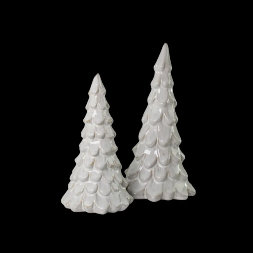 Juletræ i Porcelæn METIL Hvid (Ø11x20cm cm)