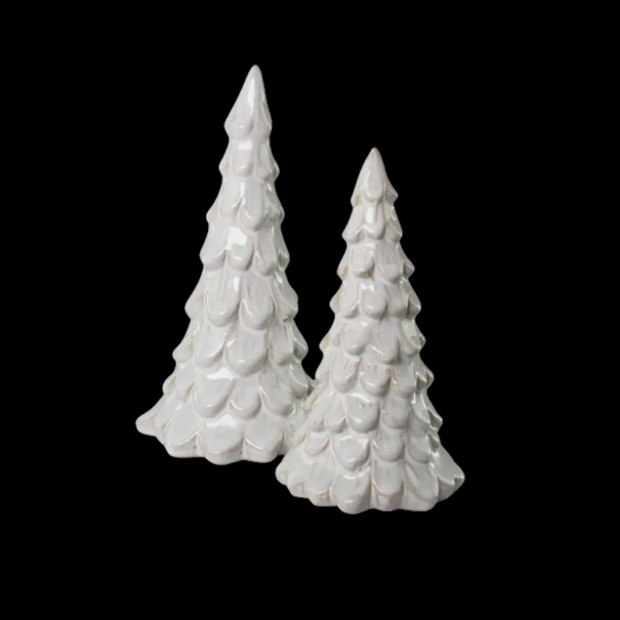 Juletræ i Porcelæn METIL Hvid (Ø11x20cm cm)