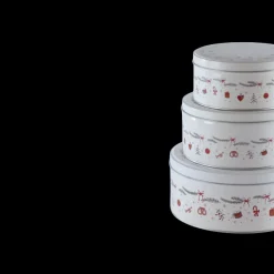 Kagedåse Juledesign Sæt 3 stk.