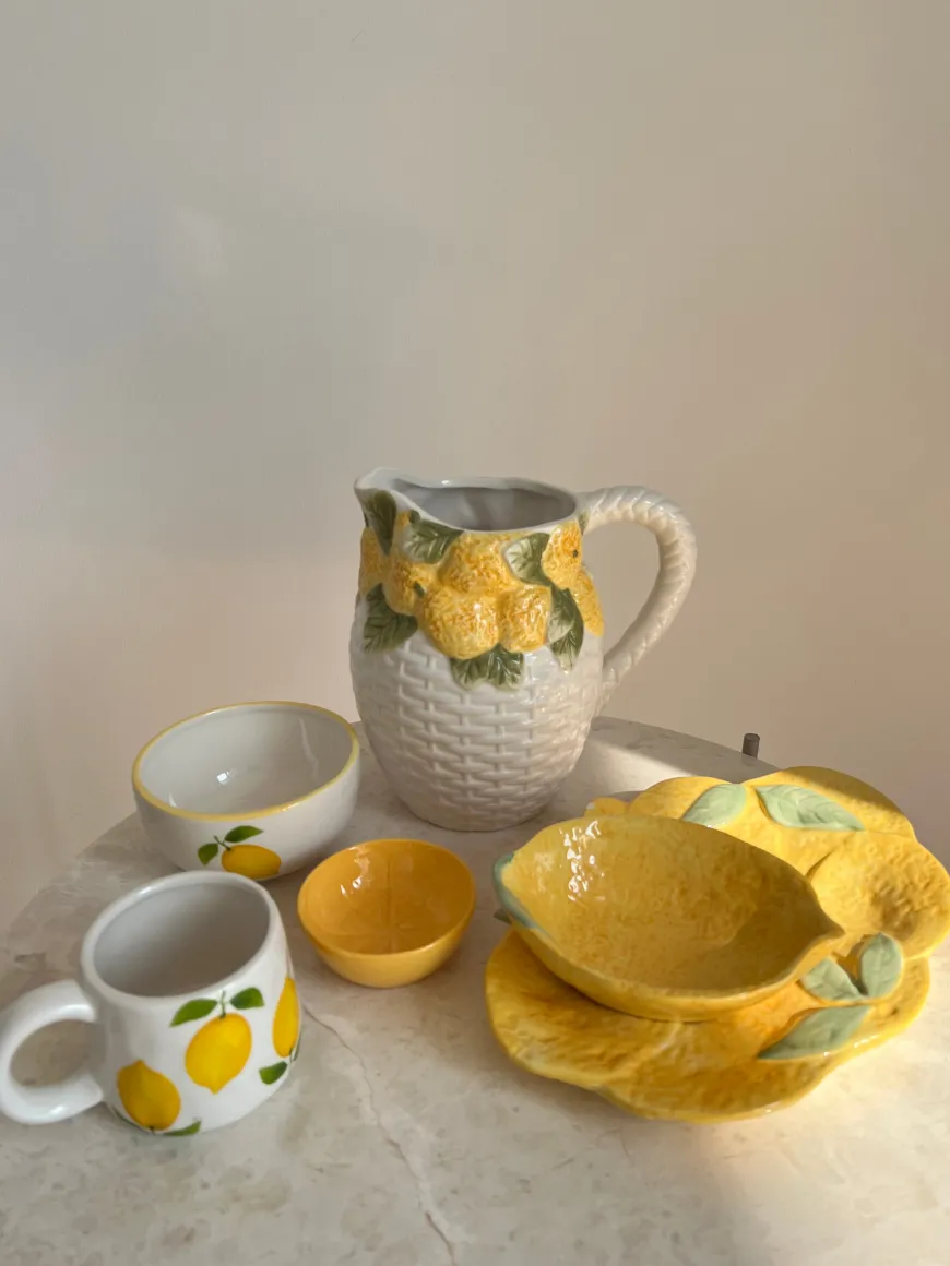 Kande Citron Design Gul GABI (18x14x20cm)