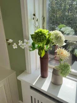 Knapstrup - Clay Vase Warm Sand (18cm)